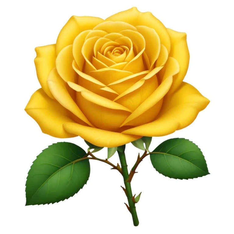 Yellow rose  emoji