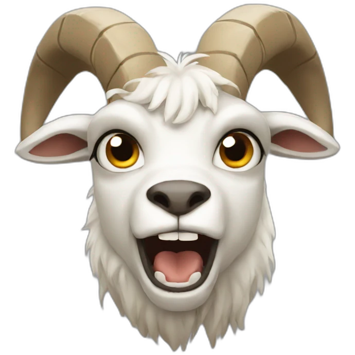 angry goat emoji
