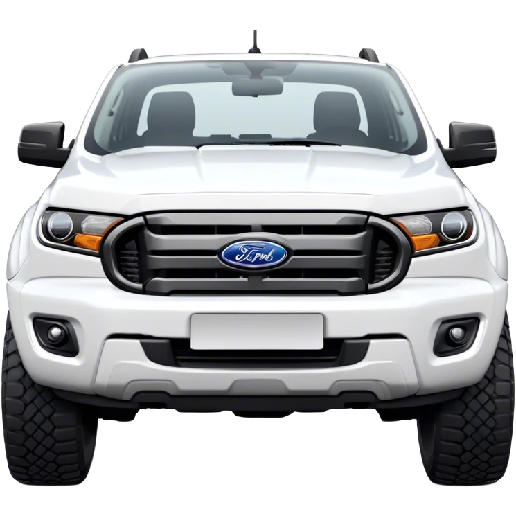 Ford Ranger - Ford (Model Year: 2022) (Iconic colour: White) emoji