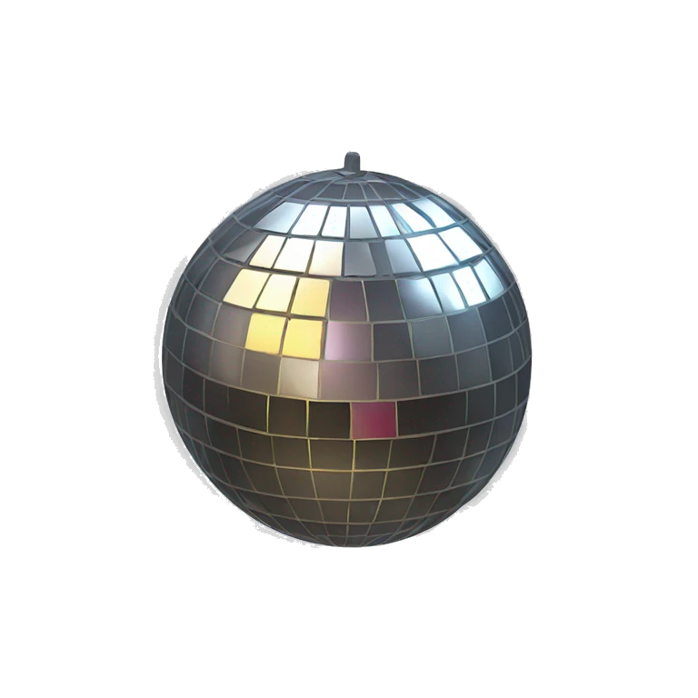 bow disco ball emoji