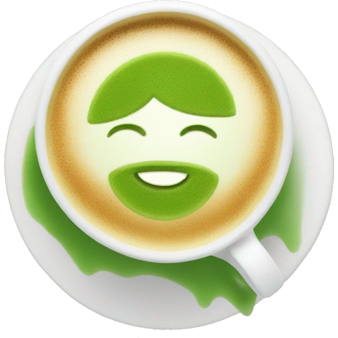 Matcha latte emoji
