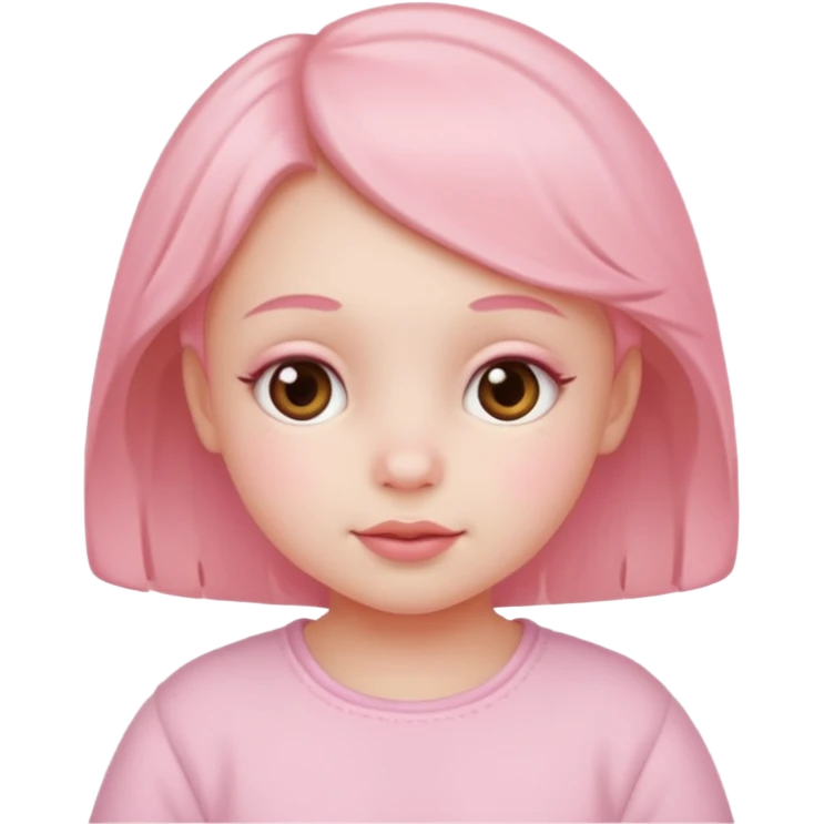 Light pink babygirl emoji