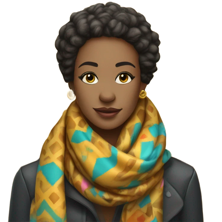 Scarf king emoji