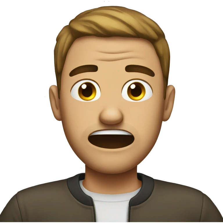 Make a stressed out emoji emoji