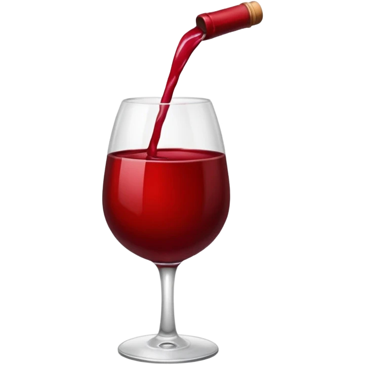 Wine paint emoji