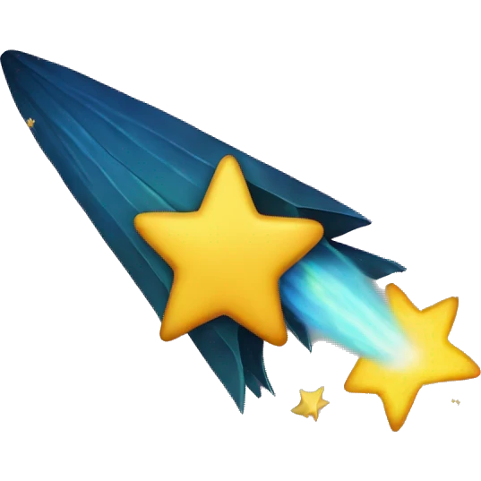 shooting star emoji