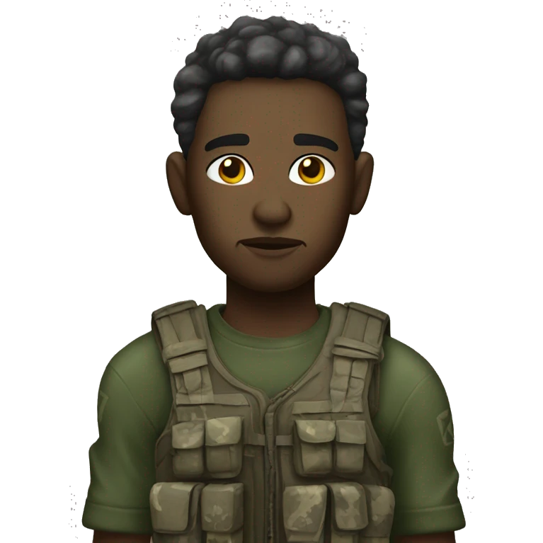 post apocalypse survivor with camo gea emoji