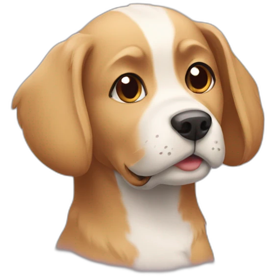 Un chien qui s'accouple avec un chat emoji