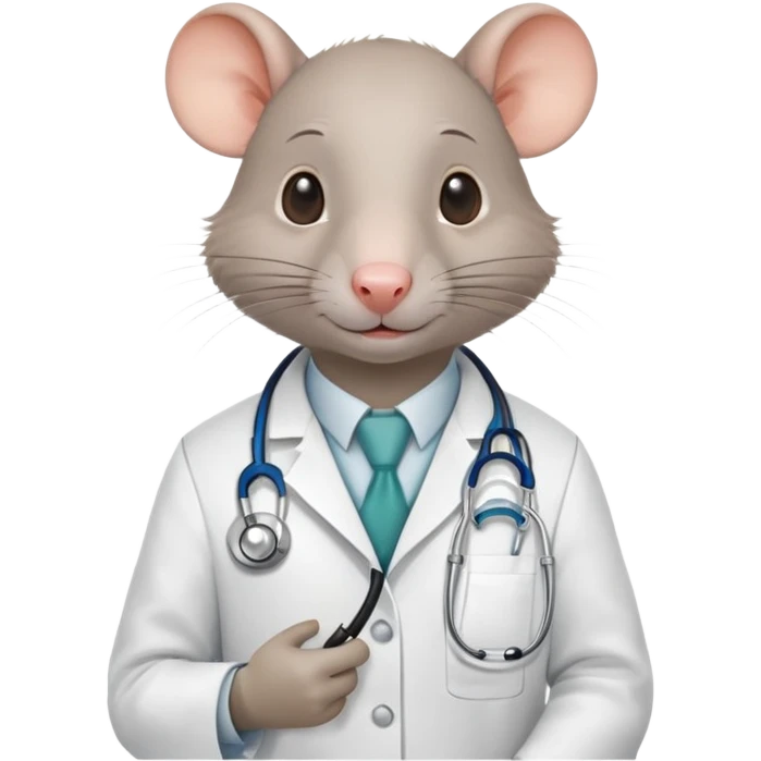 Rat doctor emoji