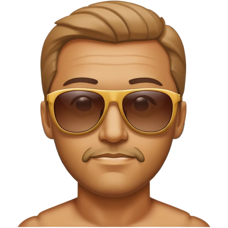 Sexy man on beach emoji