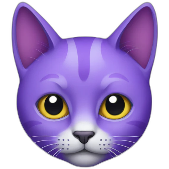 purple cat emoji