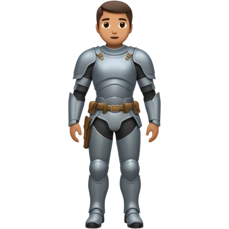 man wearing bullet proof, full body emoji