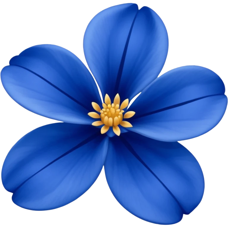 fiore blu emoji