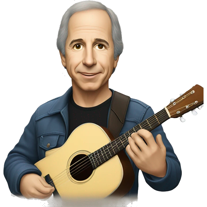 Paul Simon as shown on the French Wikipedia page of Simon and Garfunkel  emoji