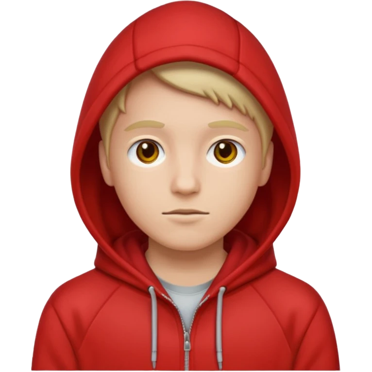 red hoodie emoji