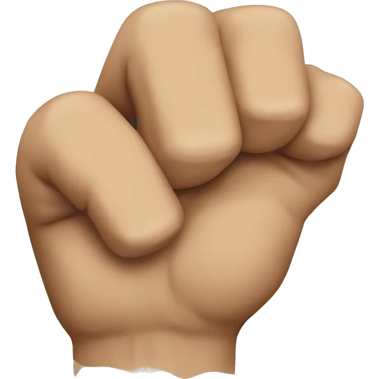 fist around nose emoji