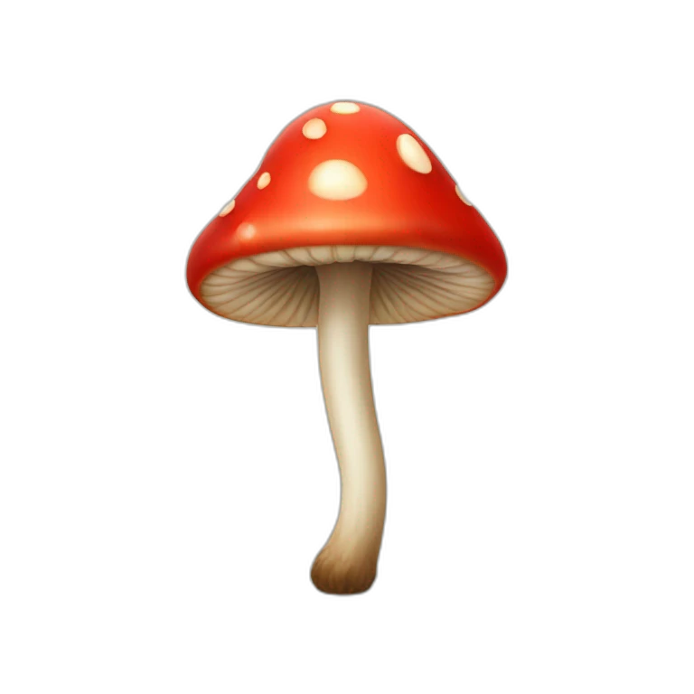 Red mushroom emoji