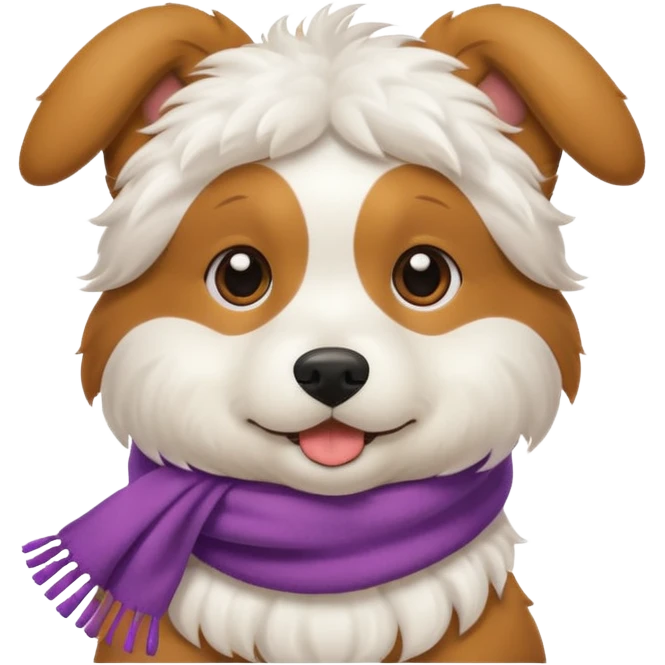 Dog with Toyscarf emoji