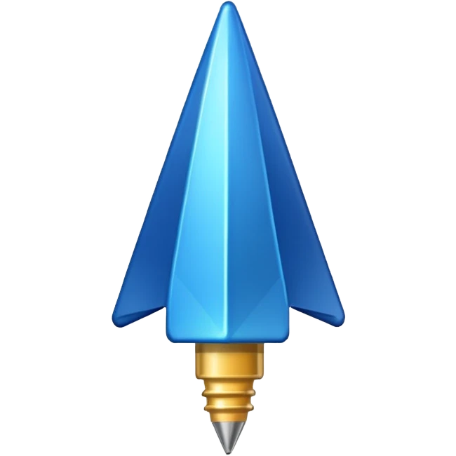 blue pin for map emoji