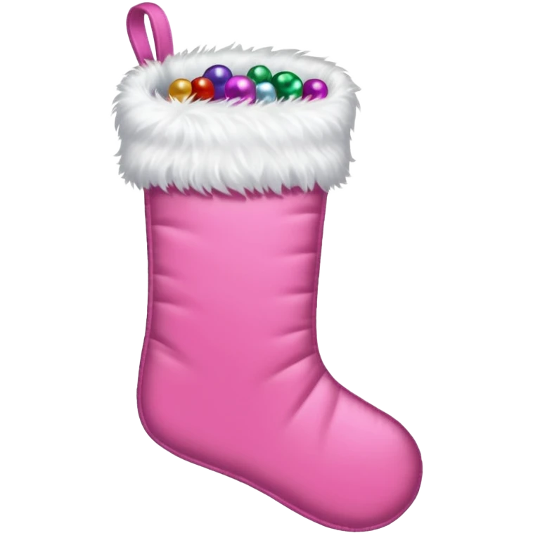 Pink christmas emoji