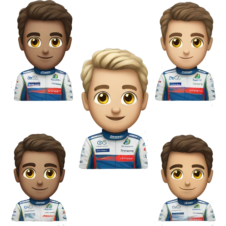 Champion de f1 chez Alpine f1 team emoji