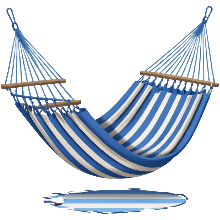 a hammock with a hole in the bottom emoji
