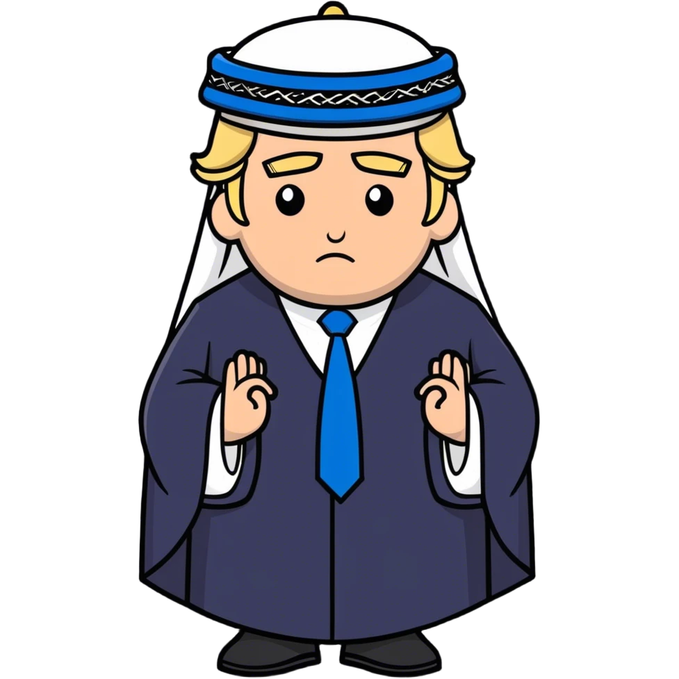 President Trump rabbi  emoji