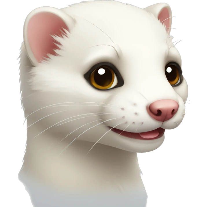 white ferret emoji