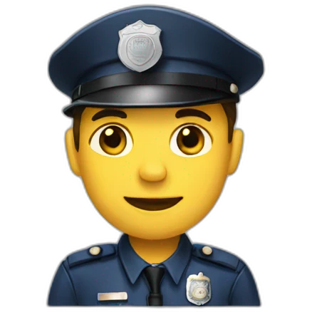 Policeman emoji