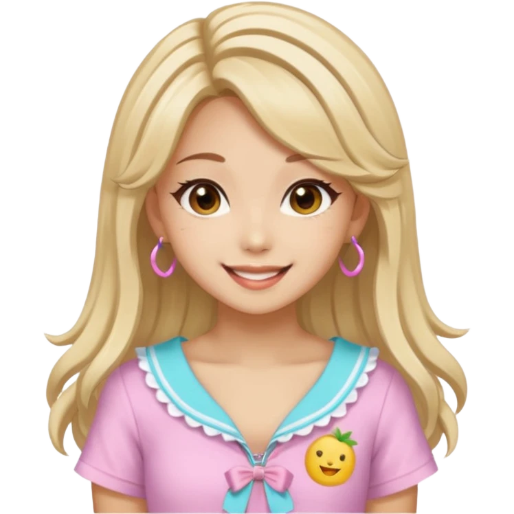 Aesthetic Gyaru Summer Girl emoji