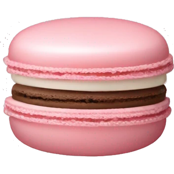 Light pink macaron emoji