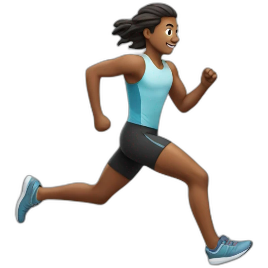 running emoji