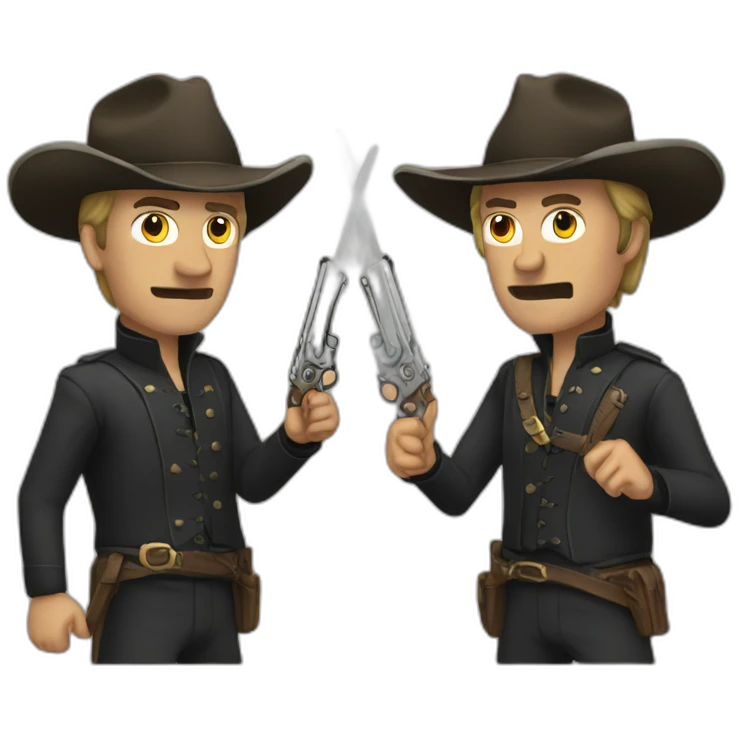 duel-with-pistols emoji