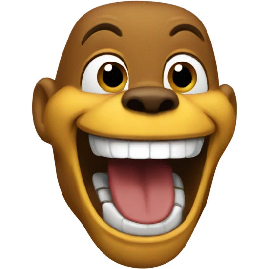 Bucc-ees mascot laughing  emoji