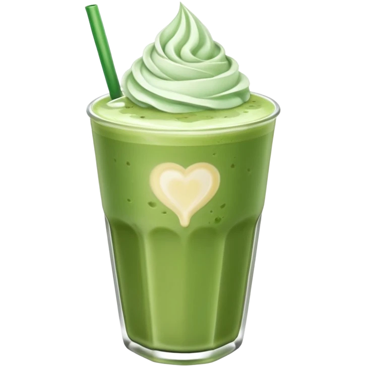 ice matcha latte emoji