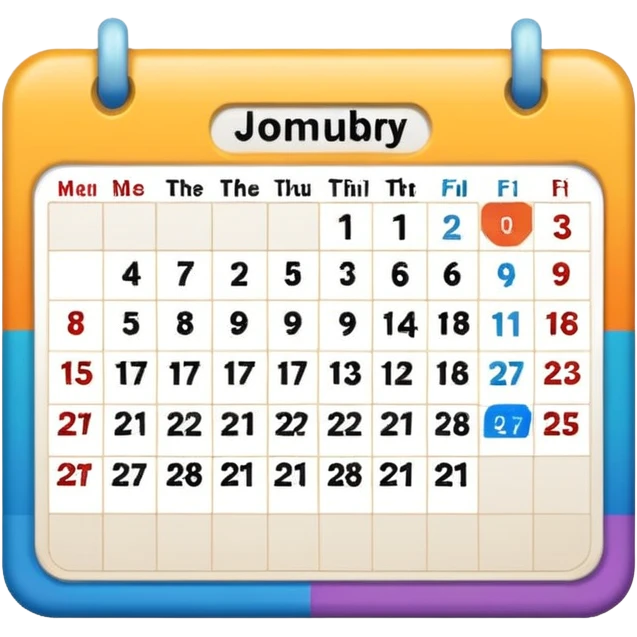 A month emoji