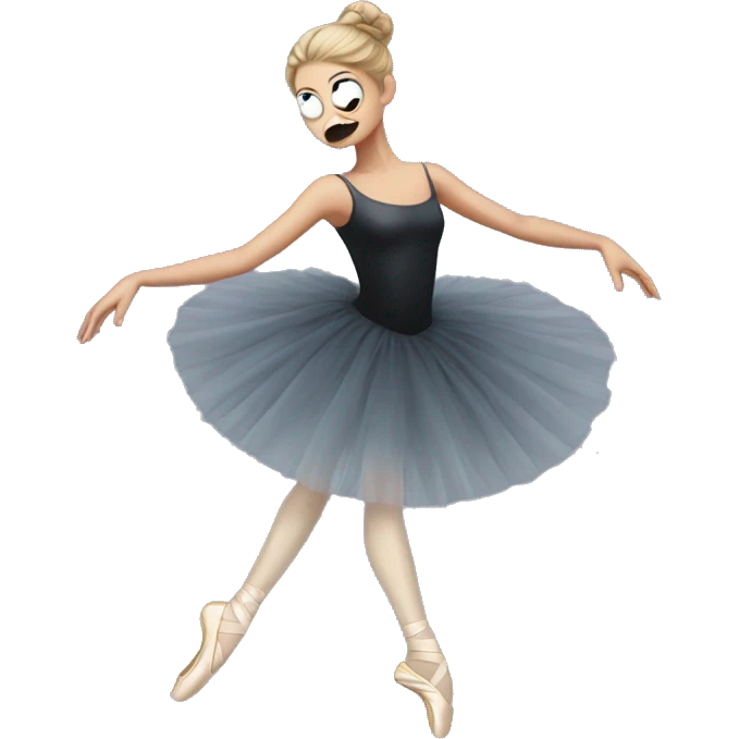 creepy ballet emoji