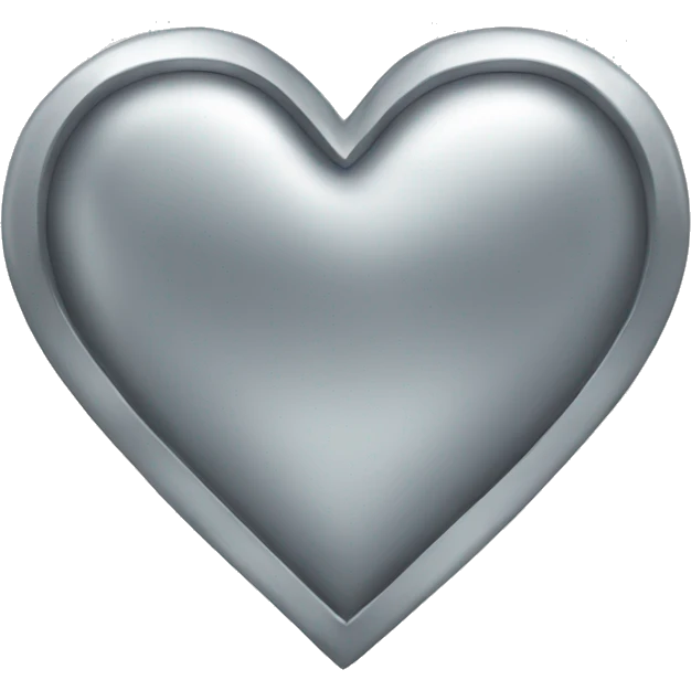Platinum Heart  emoji