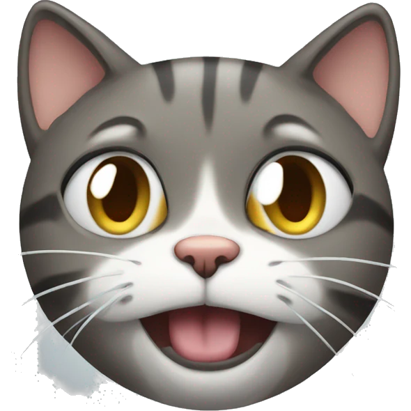 Cat crying dramatically  emoji