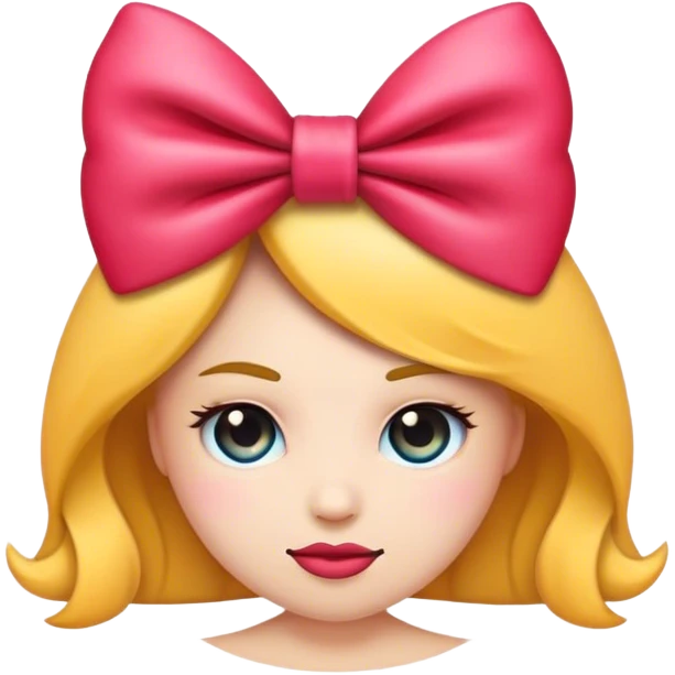 emoji with bow  emoji