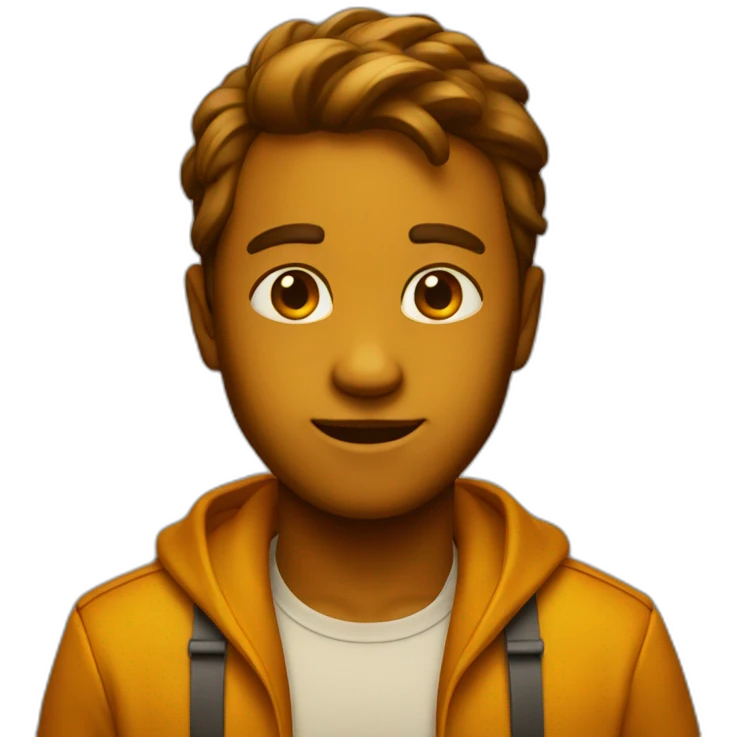 number two in amber color emoji