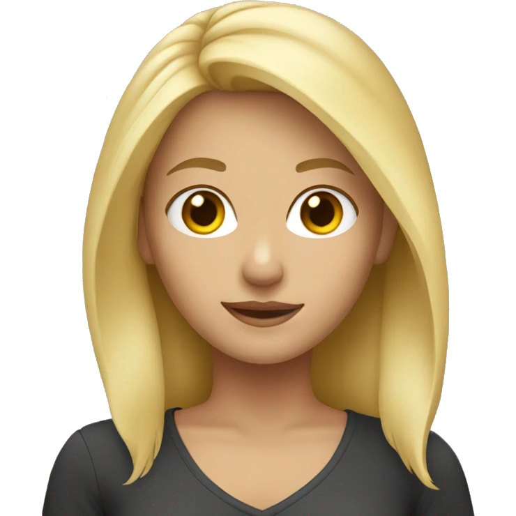 Blonde girl emoji