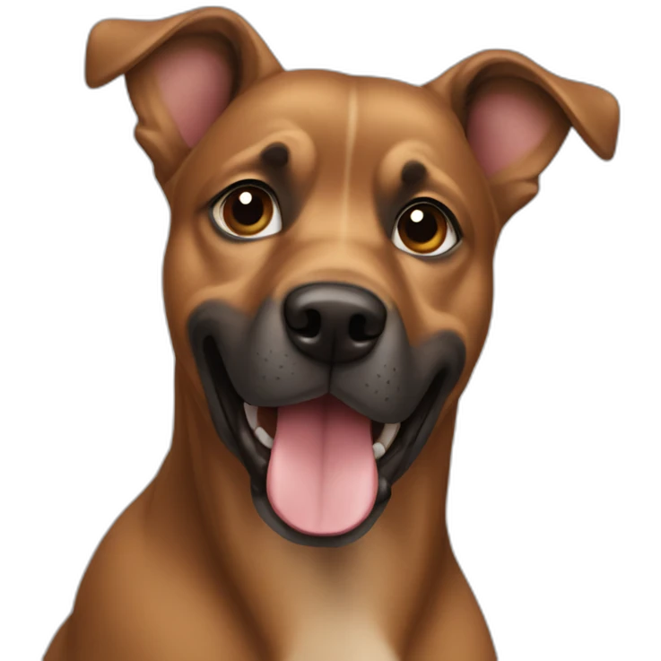 Pinsher brown nice dog no tail emoji