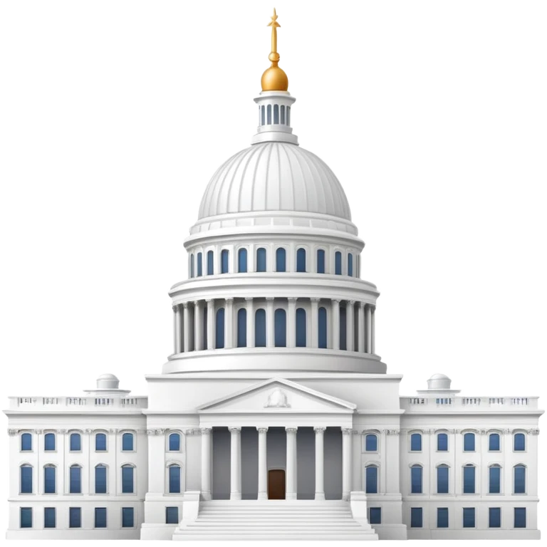 Capitol building with dome emoji