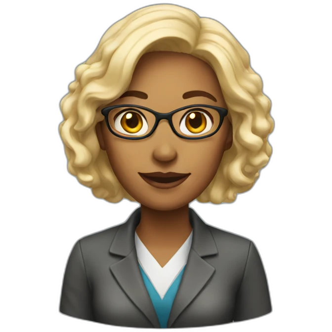 University teacher woman emoji