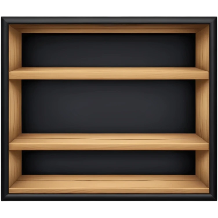 Empty shelf supermarket emoji