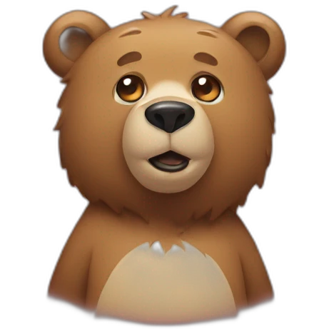 bear with ba emoji