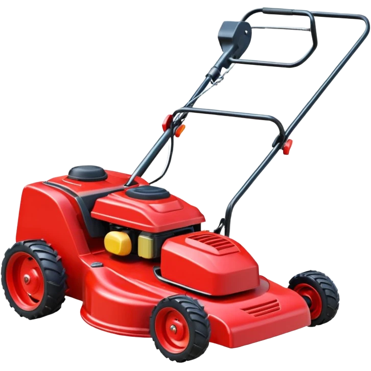 Red Lawnmower emoji