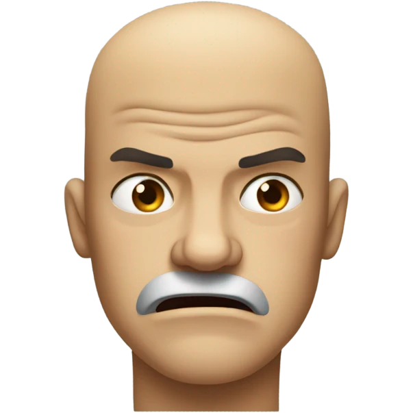 Frustrated emoji