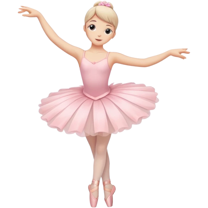 Ballerina flower emoji